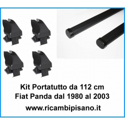 Kit 2 Barre Portatutto con attacchi Fiat Panda dal 1980 al 2003
