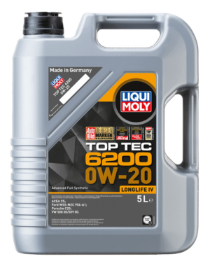 LIQUI MOLY 20789 TOP TEC 6200 0W20 OLIO MOTORE SINTETICO 5 LITRI AUDI VW 50800