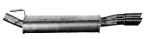 marmitta silenziatore posteriore volkswagen golf iii 1600 2000 benzina cabriolet