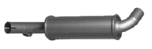 Marmitta silenziatore centrale Imasaf 71.33.06 per VW Jetta II, Golf II