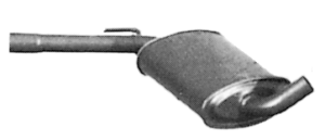 Marmitta silenziatore centrale Imasaf 72.42.06 per VW Passat B3/B4, Passat B3/B4 Variant