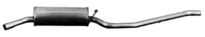 Marmitta silenziatore posteriore Imasaf 36.35.07 per Ford Fiesta Furgone/hatchback, Fiesta I